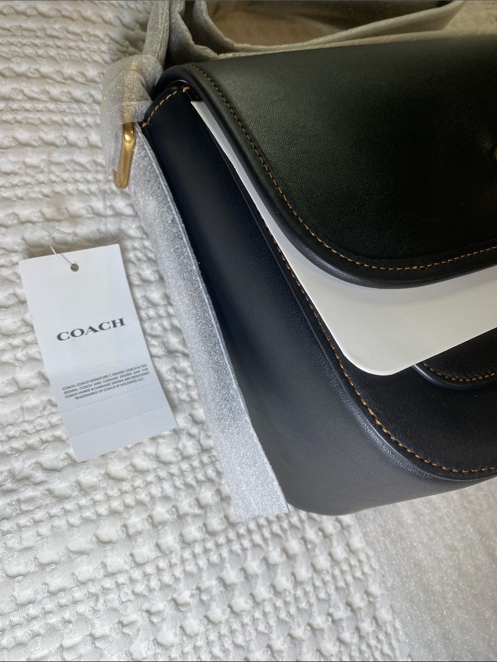 NWT Coach Rambler Black Glove Tanned Leather🖤 - Picture 7 of 16